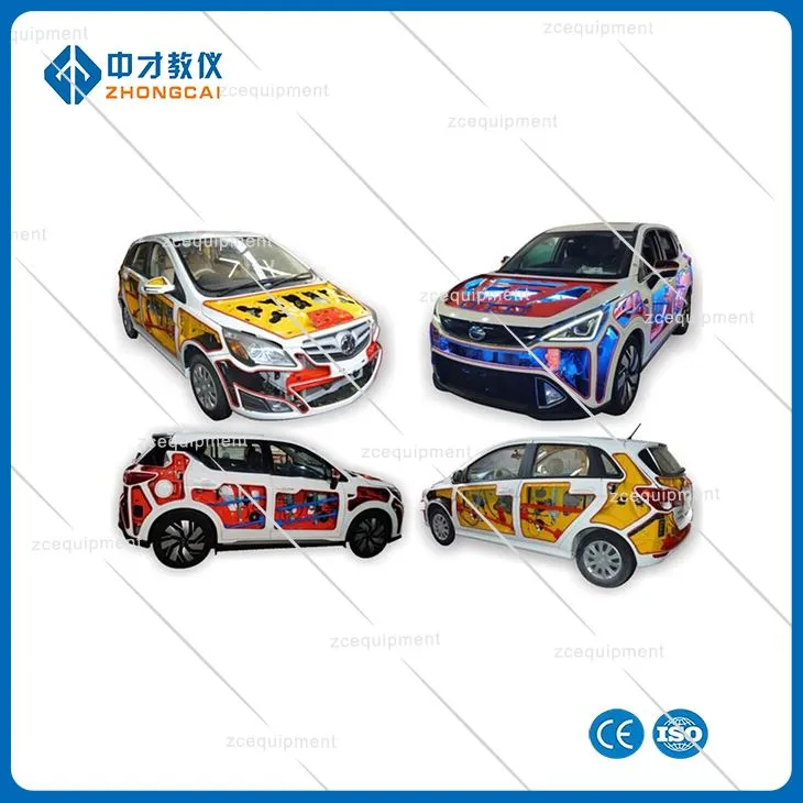 Model wycinania pojazdu z połową cięcia