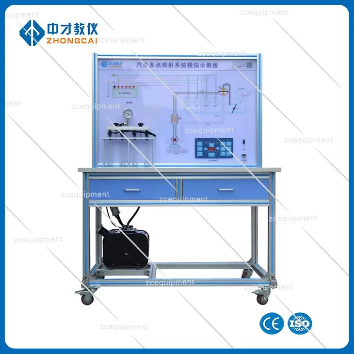 Tablica edukacyjna symulacji do samochodowego wielopunktowego systemu wtrysku
