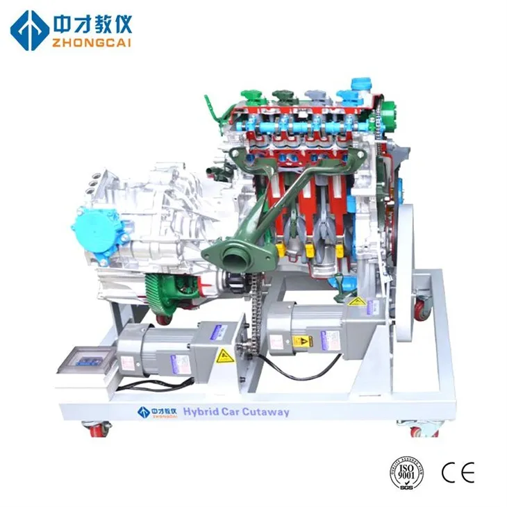 Model sekcji demonstracji pojazdu hybrydowego