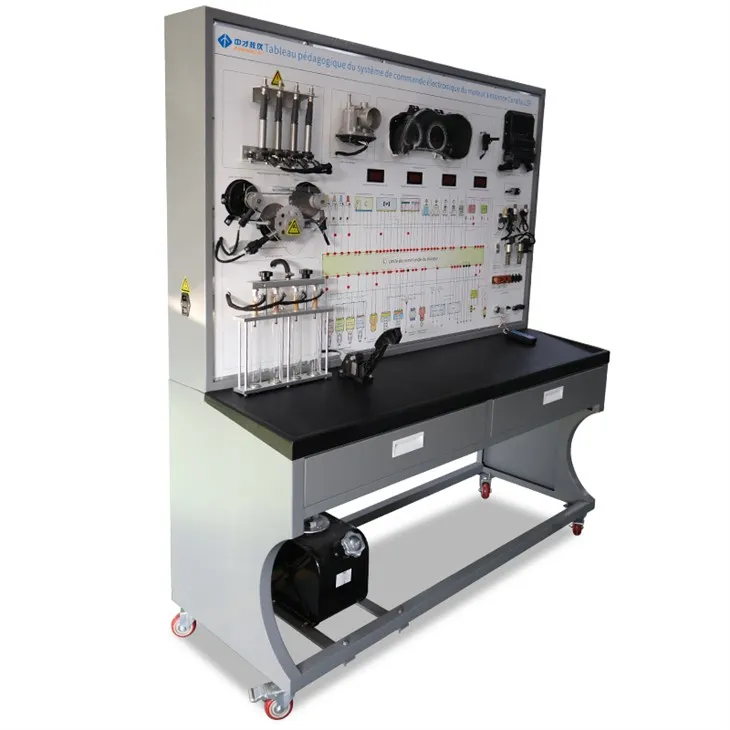 Tablica dydaktyczna elektronicznego sterowania silnikiem benzynowym